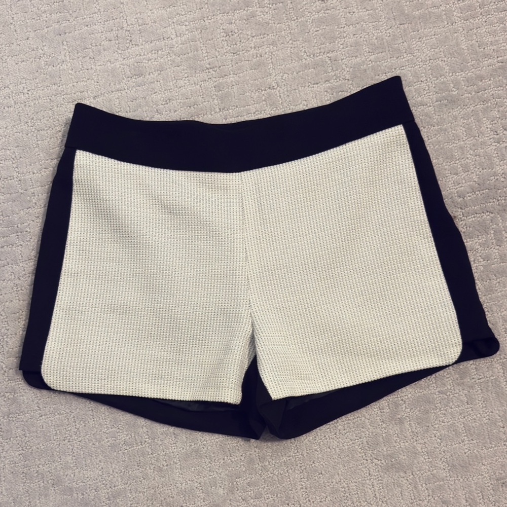 J. Crew Black and White Dress Shorts - size 4